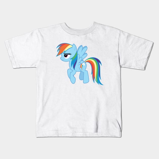 Unimpressed Rainbow Dash Kids T-Shirt by CloudyGlow